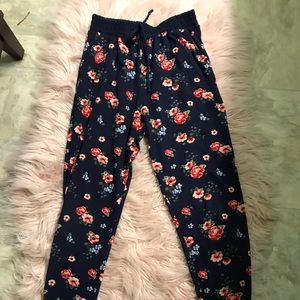 floral sweatpants